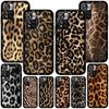 Case for Xiaomi Redmi Note 12 9S 8 10 11 Pro 10C 9C 9A 8T 8A 10S 11T 11E 9T 9i Black Silicone Phone Cover Animal Leopard Print