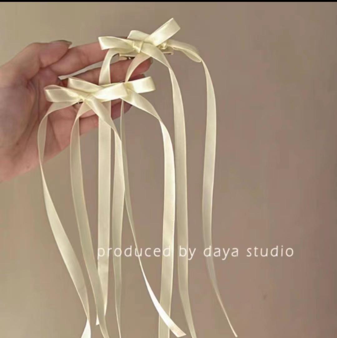 

«Набор резинок для волос с плетеными лентами-бантиками»: Двойной конский хвост, милая шпилька и зажим для волос Утконос