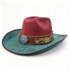 Autumn and Winter New Western Cowboy Hat Big Brim Jazz Hat Hot Accessories Retro Cowboy Hat Versatile