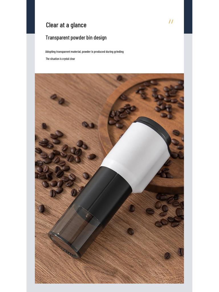 Portable USB Electric Coffee Maker & Grinder