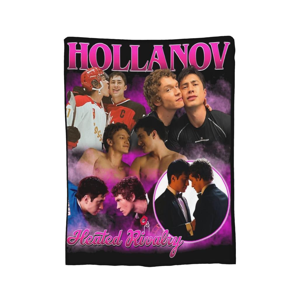 Hollanov Rivalità Riscaldata Ilya E Shane Coperta Pile Primavera Autunno Traspirante Calda Plaid per Letto Divano Copriletto