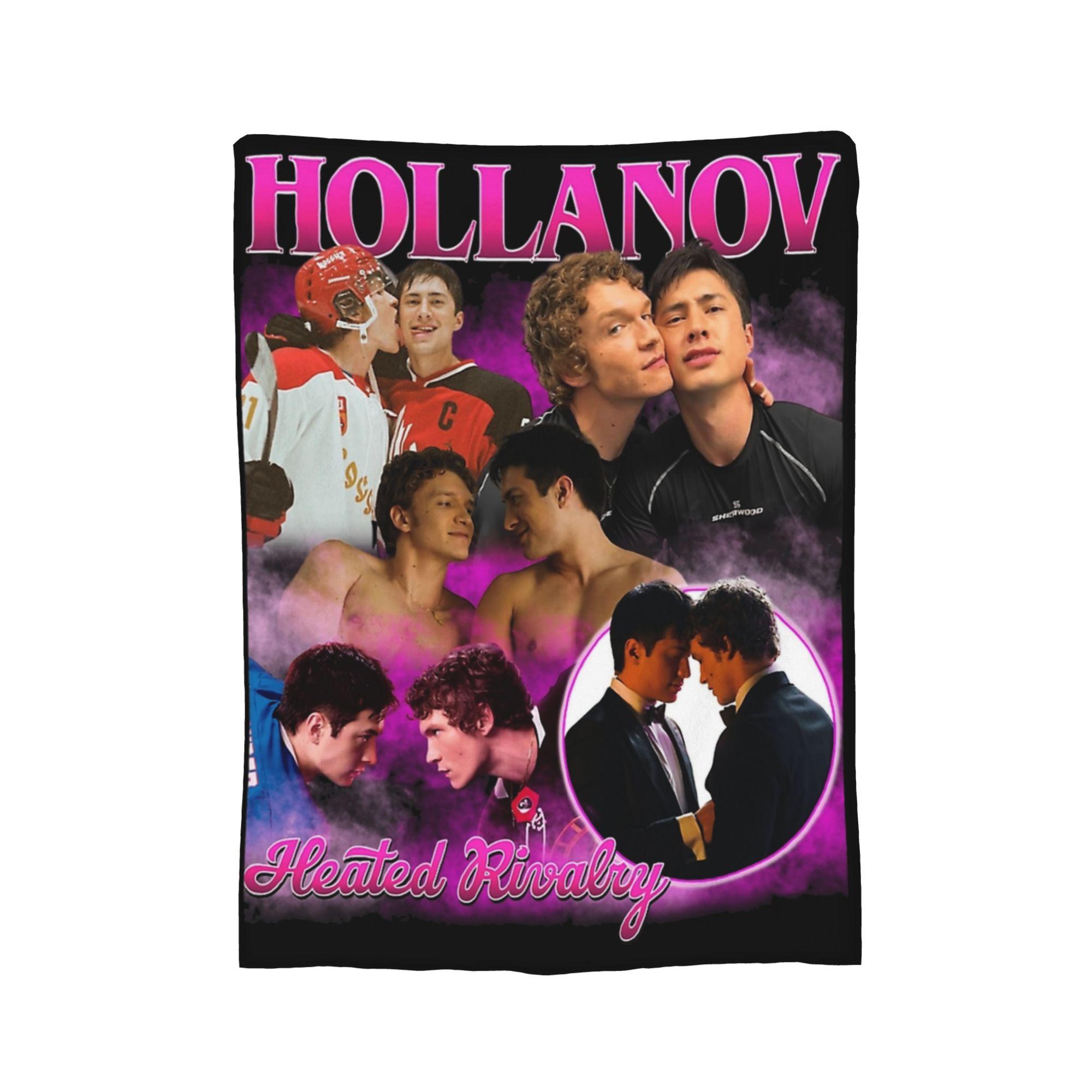 

Hollanov Heated Rivalry Ilya And Shane Blanket Fleece Spring Autumn Breathable Warm Throw Blankets for Bed Couch Bedspreads 75cmx90cm