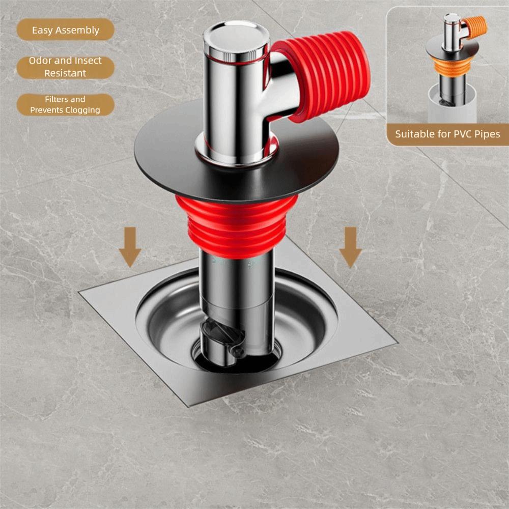 Stainless Steel Floor Drain Cores Efficient Drainage Shower Drain Cover Floor Strainer  Garage