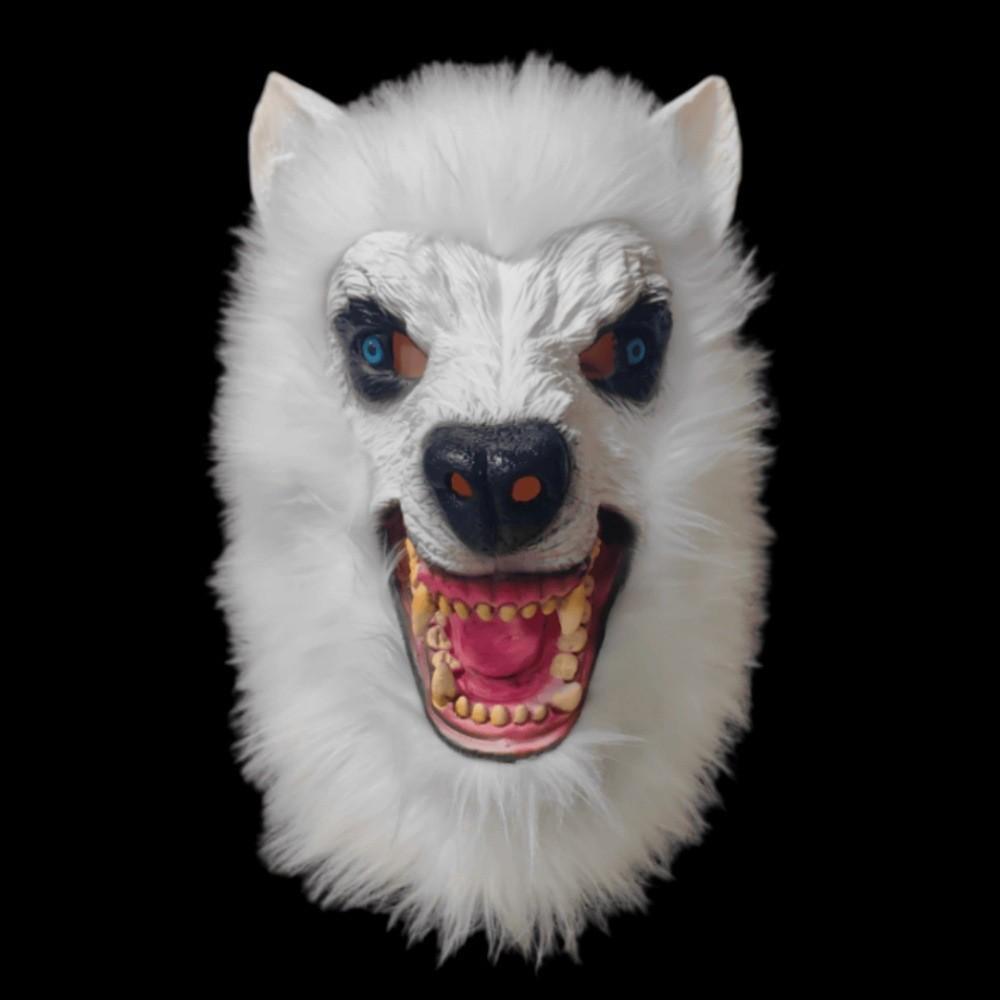 New Plush Gray Wolf Mask Halloween Party Animal Costume With Diy Fun For Cosplay Events