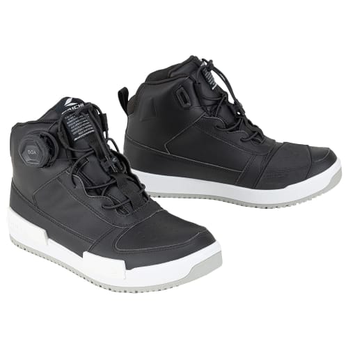 

RS TAICHI Motorcycle Riding Shoes Shoes Waterproof Built-in Protector BOA Dial Shift Guard Equipped DRYMASTER Break Shoes RSS014 BLACK/WHITE 25.0cm