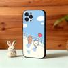 Cute B-BuBu D-DuDu Phone Case For iPhone17,16,15,14,13,12Plus,Pro Max,XS,5G Soft Silicone Black Cover