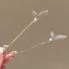 Pearl Mermaid Hairpin Alloy Hair Stick Wedding Party Accessory Pearl Hair Clip for Women Elegant Hairpin Bridal Hair Sticks