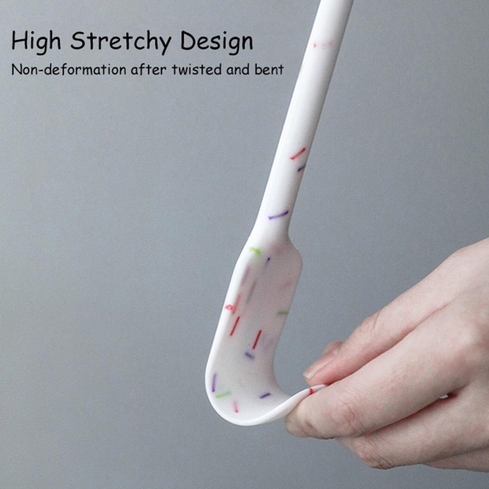 6Pcs/Set Silicone Kitchen Utensils Nonstick Heat Spatula Scoop Oil Brush Chef All Over Silica Food Cooking Baking Cutlery Dinnerware Cookware Gadgets