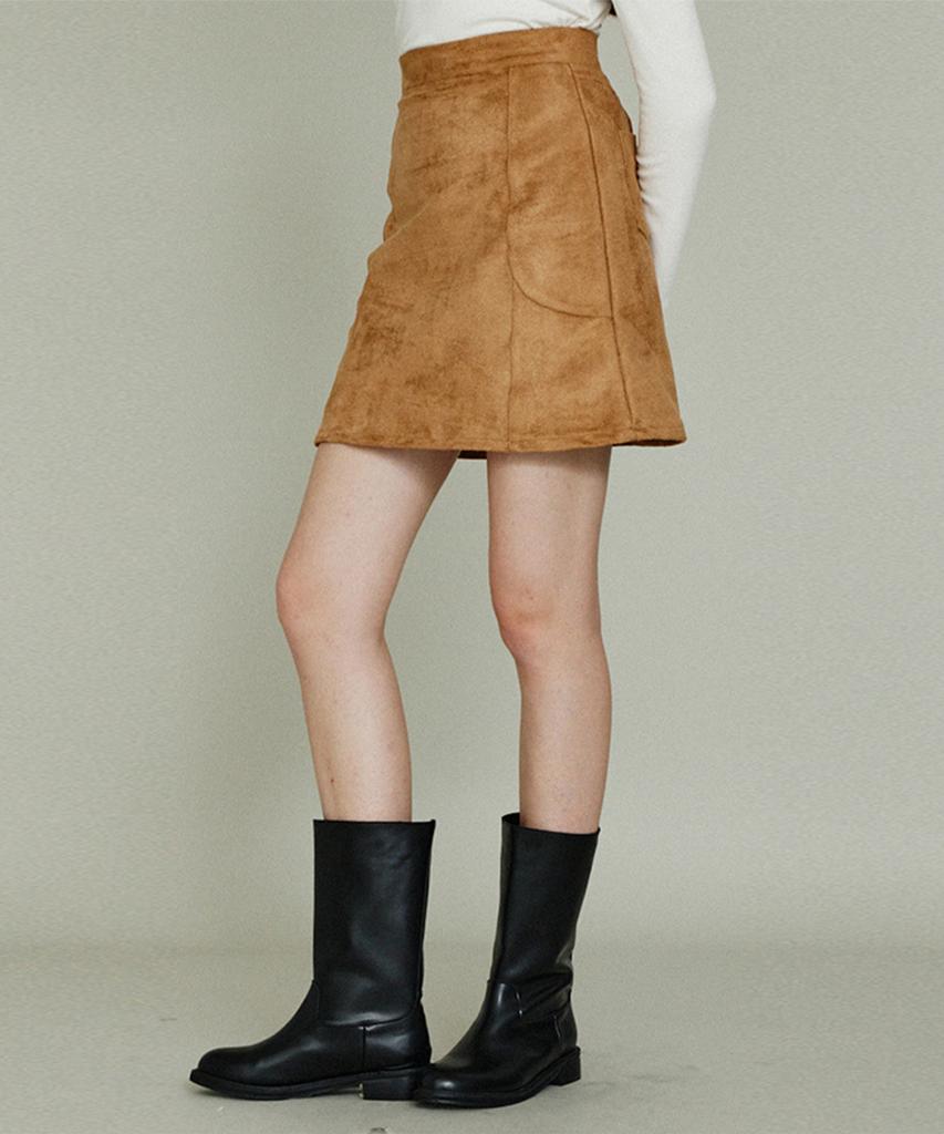 ITOV SEOUL Mermaid Suede Skirt