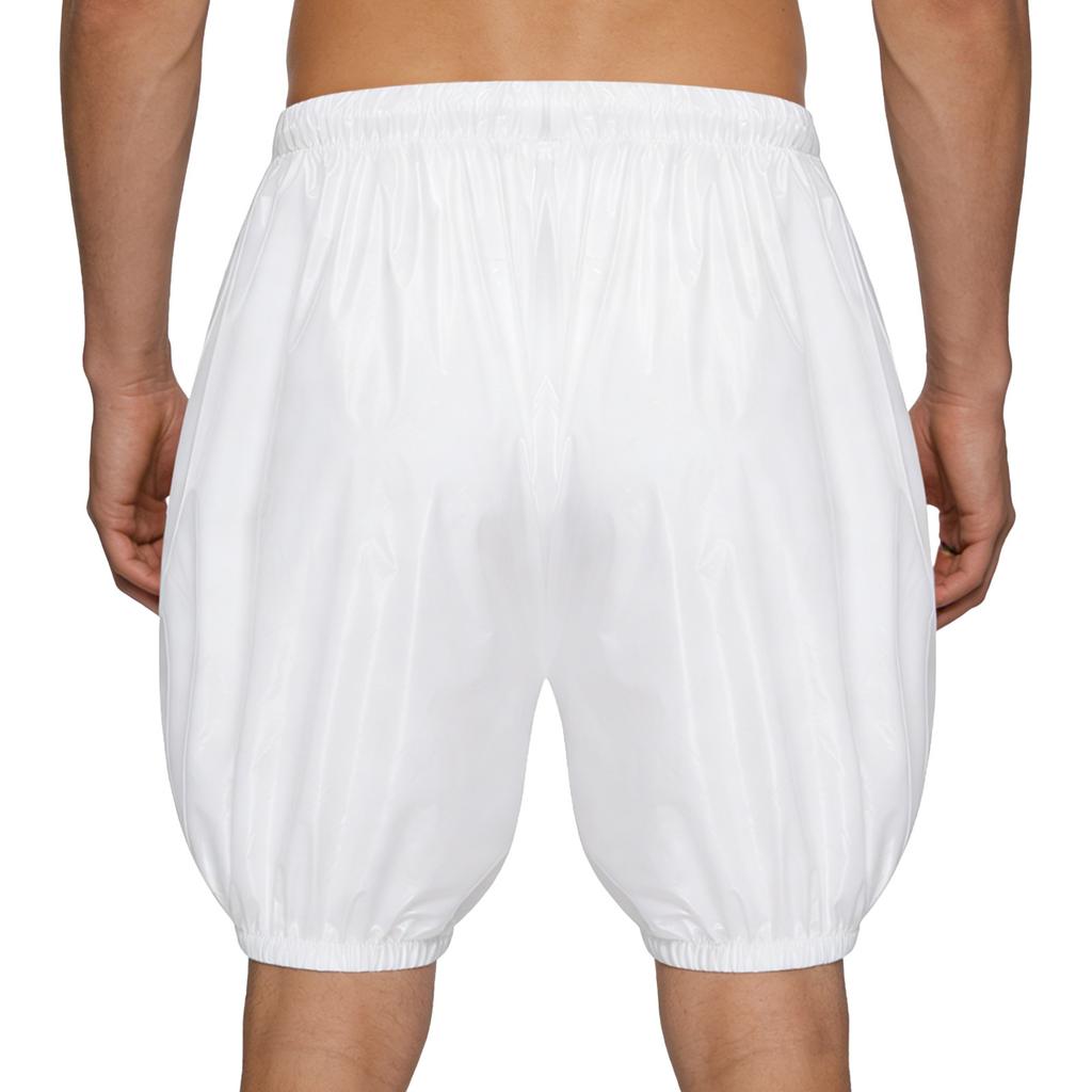 Unisex Adults Waterproof Reusable Diaper Cover Elastic Waistband Drawstring Leak Proof Washable Incontinence Shorts