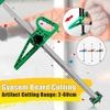 Stainless Steel Manual Gypsum Board Cutting Artifact Roller Cutter Woodworking Cutting Tools
