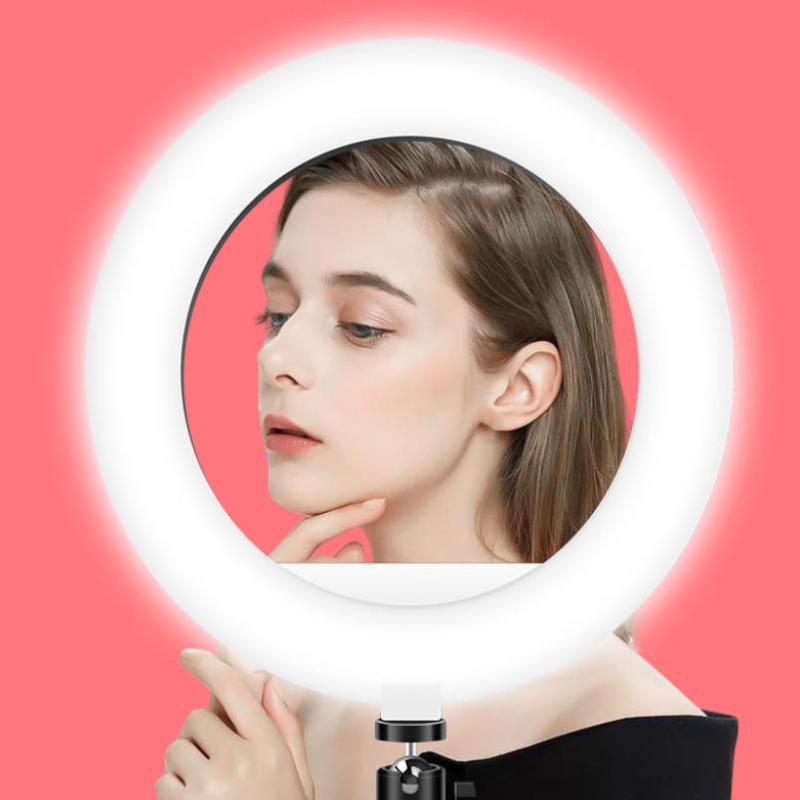 1 Set Dimmable Led Lamp Photography Ringlight 26Cm Led Selfie Ring Light For Phone Video Live Fill Lamp Photo Studio Ring Light