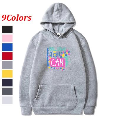 Autumn Casual Women's Loose Pocket Fashion Street Female Comfortable Strecth Hoodie Warm Sweatshirts Pullovers