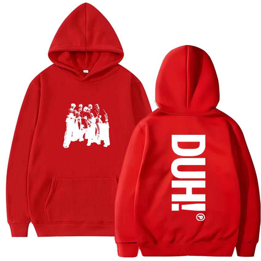 KPOP P1Harmony DUH Album Lustiger Hoodie Hip Hop Grafik Sweatshirt 90er Jahre Vintage Streetwear Harajuku Trainingsanzug Y2K Kleidung