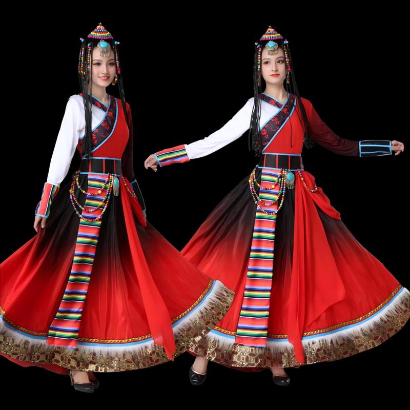 Women s Tibetan Style Performance Dress S