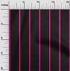 oneOone Cotton Flex Baby Pink Fabric Pin Stripe Dress Material Fabric Print Fabric By The Yard 40 Inch