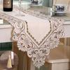 Fashion Waterproof Table Cloth Hollow Embroidered Pattern Pastoral Style Home Hotel Elegant