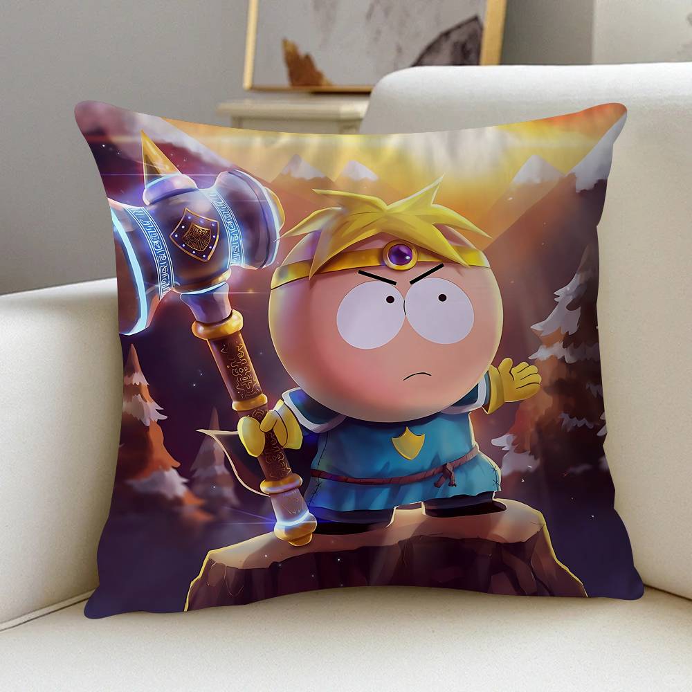 Anime South Park Butters Kuddfodral Tum Gårdshusdekor Hem Prydnadskuddfodral För Soffdekorationer