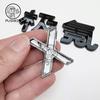 For Zeekr 7X CX1E 2025 2026 Blackened Car Emblem  Zinc Alloy Special Car Tail Emblems Accessories