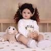 Realistic Silicone Baby Reborn Doll 60 Cm Lifelike Cloth Body Reborn Baby Dolls Toy Newborn Toddler KEIUMI Early Educational Toy Gifts
