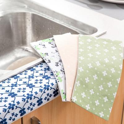 Self-Adhesive Kitchen Sink Splash Guard Waterproof Sticker, Bathroom Basin Toilet Bowl Sticker, Washable Decorative Stickers