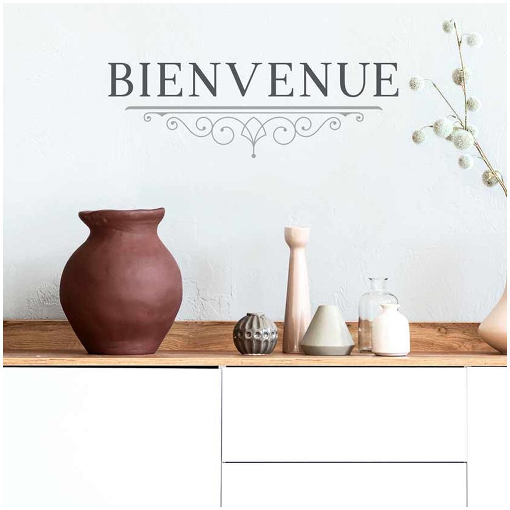 Les Trésors De Lily [Q6527] - Sheet of Stickers 'Messages' (Welcome) - 20x70 Cm