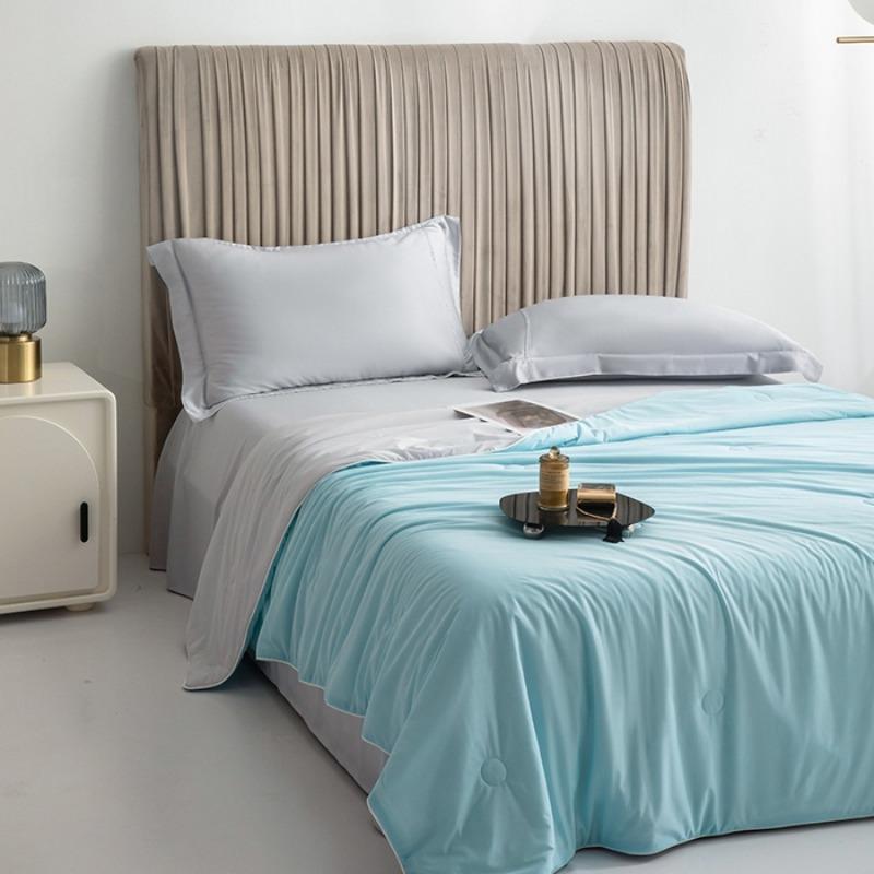 New Ice Cream Cool Sensation Silk Solid Color Summer Quilt Solid Color Air Conditioning By Summer Ice Silk Quilt