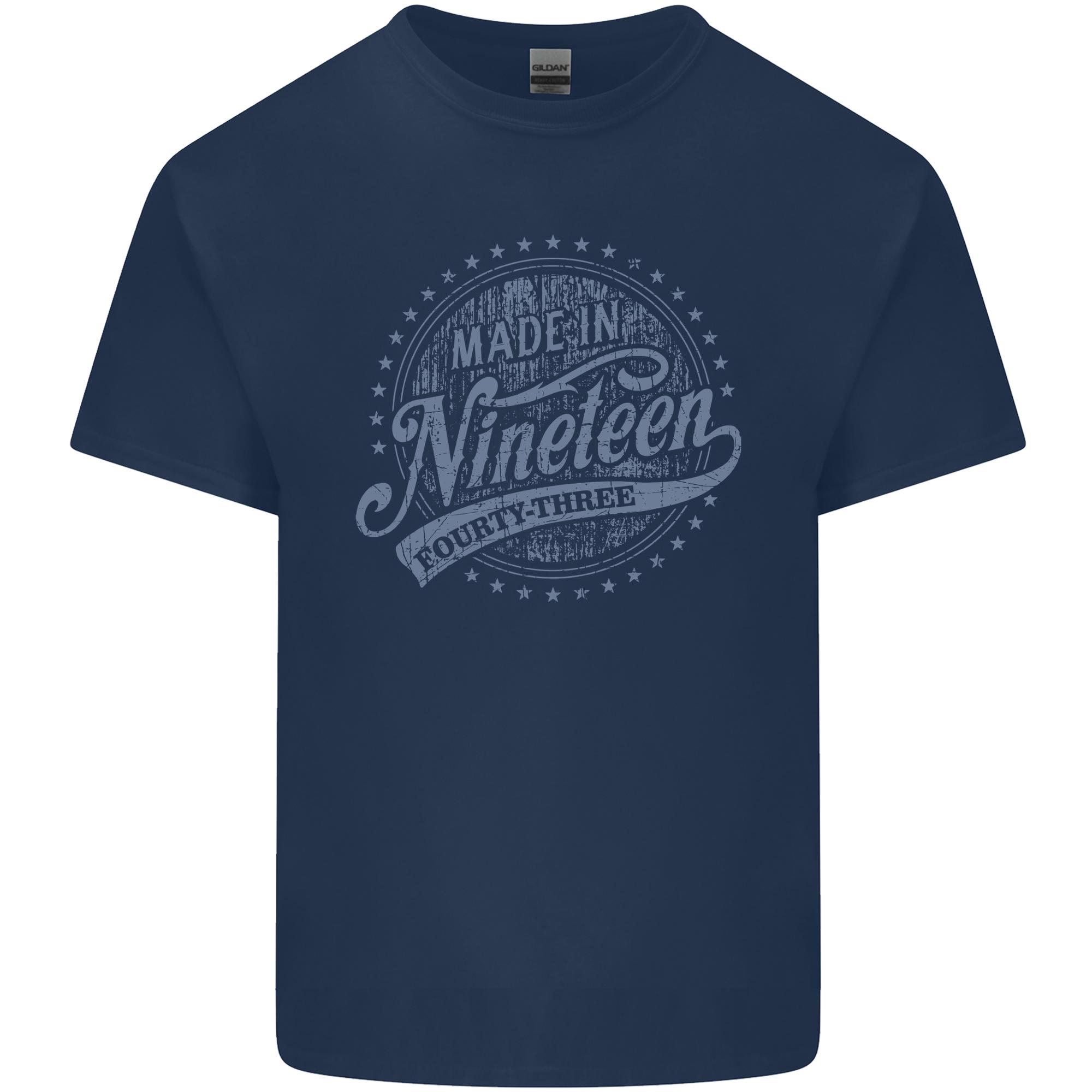 Distressed 83rd Birthday Made In 1943 Unisexs Light Cotton TShirt S