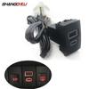 12V/24V Car QC3.0 PD Type C Dual Charging Outlet Power Adapter Charger Socket Fit For Beetle Car Accessories