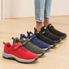 Men's and Women's Hiking Shoes 2025 with Elastic Bands Anti Slip Sports Shoes Comfortable Outdoor Travel Running Shoes Black