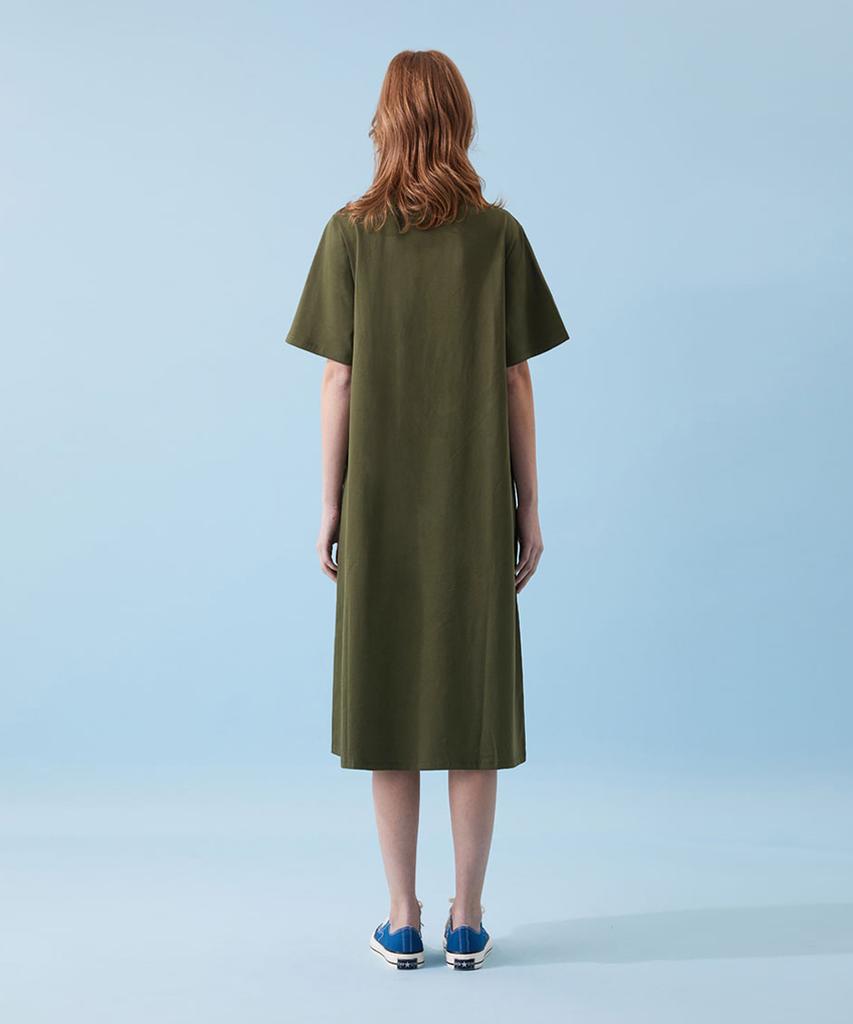 Boyeon Daimaru Symbol Long Dress Khaki 031