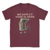 Respect Your Elders Retro Gaming Funny Gamer Controller 80s Cotton TShirt For Adult Summer  TShirts O Neck Tees Oversized Tops