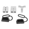 Battery Quick Connect Disconnect Electrical Plug for Recovery Winch with Handle 50A 12‑36VDC