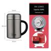 Heenoor Men's 500ml 316L Stainless Steel Thermal Tea Mug