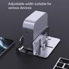 Aluminum Vertical Computer Stand Adjustable 14 45mm Thickness Anti Slip Desktop for Professionals Students