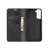 For Samsung Galaxy S21 5G Retro-skin Business Magnetic Suction Leather Case with Holder & Card Slots & Wallet(Black)
