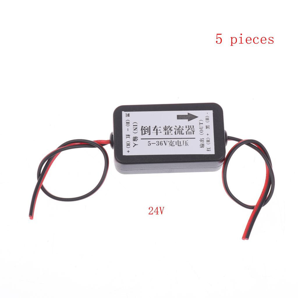 12V 24V Power Relay Capacitor Filter for Car Camera Rectifier Suppress Power Fluctuation Reliable Image Output