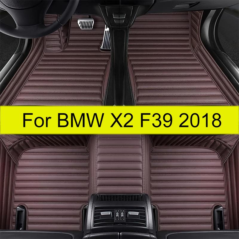 Car Floor Mats for BMW X2 F39 2018  Auto Foot Pads Automobile Carpet Cover