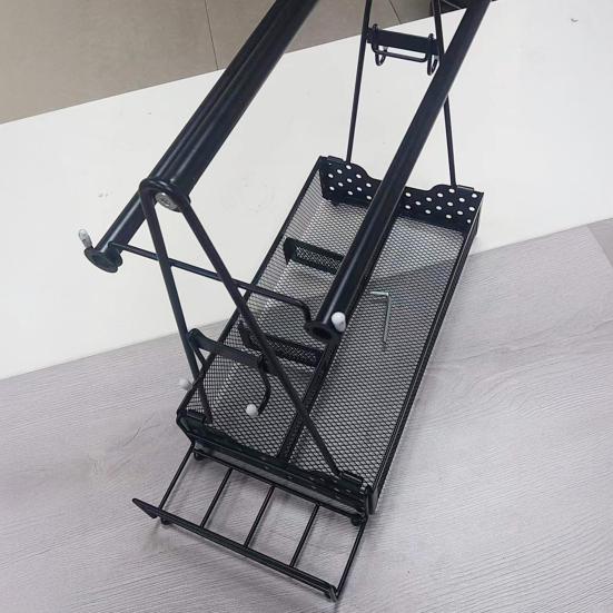 Portacondimenti da Picnic per Griglia con Porta Rotolo di Carta Grande Capacità Design con Manico Organizer per Griglia Portaoggetti per Barbecue