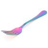 Fork Stainless Steel Western Style Tableware Flatware Suitable for Restaurant Kitchen HomeRainbow Colors