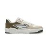 Li Ning Common 80s Fashion Classic Comfortable Versatile Campus Street Trend Low-Top Skate Shoes Men sneaker Dark-Olive-Green White Gray AGCW037-2