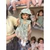 21'' Reborns Doll Life Like Girl Doll Toddler Interaction Toy Waterproof Silicone Doll that Looks Real with Eyes-Open