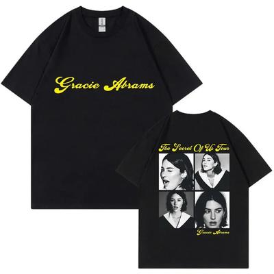 Gracie Abrams The Secret of Us Graphic T-Shirt Summer High Quality 100% Cotton T-Shirt Vintage Casual Loose Street Men's T-Shirt#Color