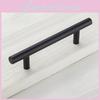 Eleganta Svarta Rostfria T-handtag För Stilfulla Köksskåpslådknappar