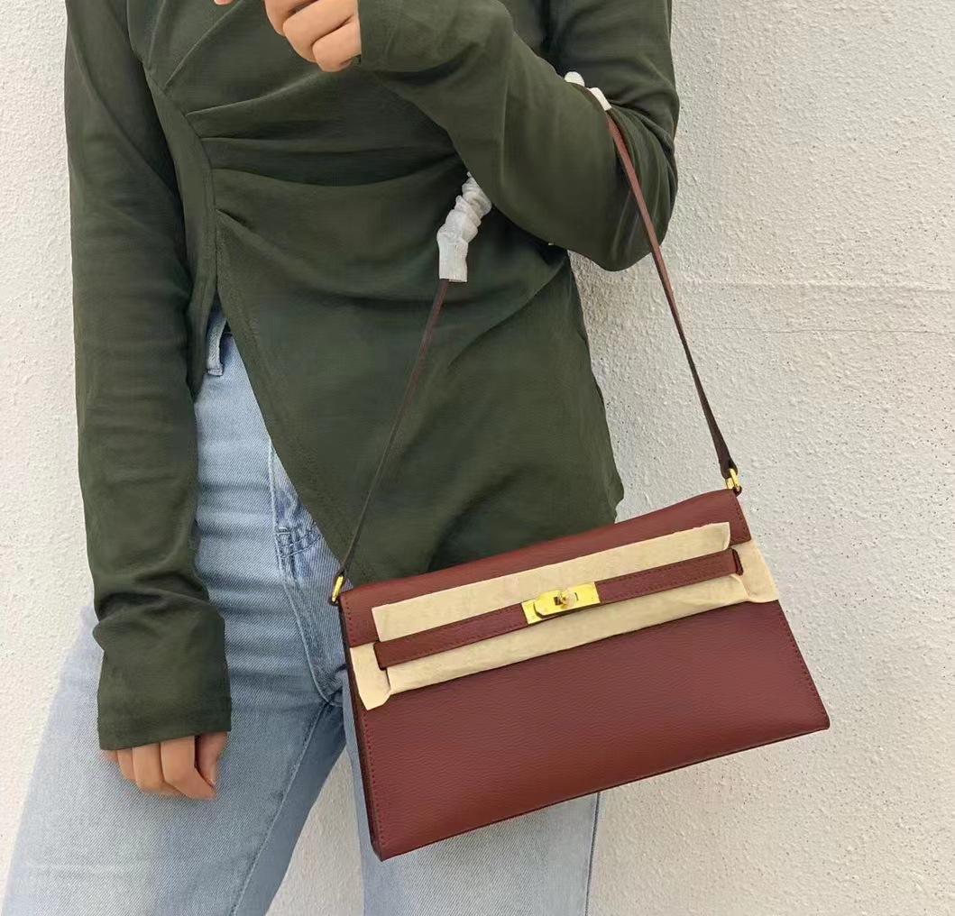 

Женская сумка через плечо Elan 2024 года - сумка с ретро-узором «коза» 28*15*6