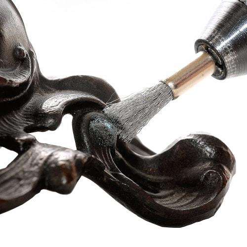 KIMLONTON Stainless Steel Wire Brush Pen Set, 30-Piece Set for Polishing, Rust Removal, Paint Stripping, Grinding, Polishing Wheels, Rotary Tools, Min