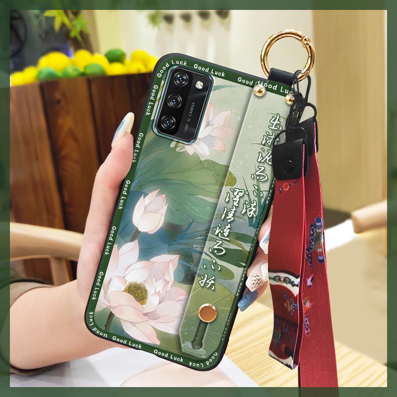 Stoßfeste Schutzhülle für Blackview A100 für Mama Armband ältere Dame Ständer Schmutzabweisende Handyhalterung