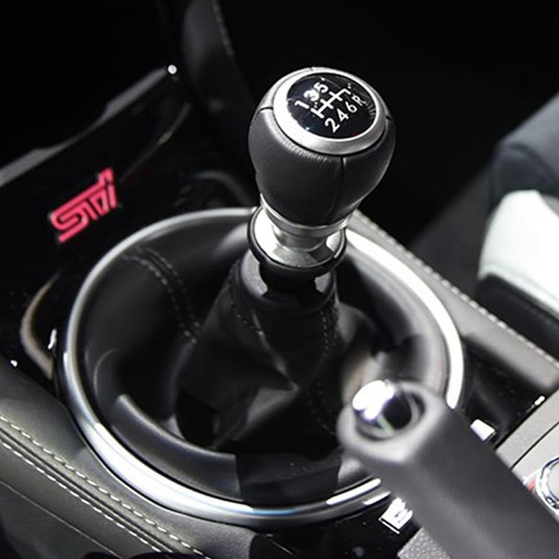 

6 Speed Car Manual Transmission Shift Knob Gear Shift Knob for Subaru Impreza WRX STi 2010- Suede Leather Car Styling