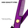 Stainless Steel Purple Professional Barber Hairdressing Scissors - Thinning & Chopping