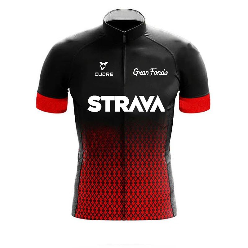 

2026 Strava Cycling Jersey Set Mens Bib Shorts Bicycle Short Sleeve Cycling Clothing Bike Maillot Ciclismo Hombre Black Sets For MTB 3XL